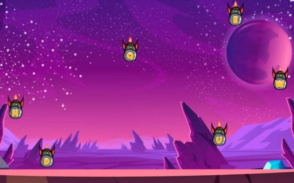 Letters Dash - Keyboard Typing Game