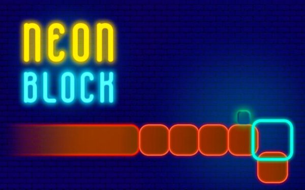 Neon Block Arcade - Stacking Puzzle Online Game